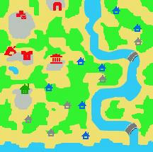 エルダン村の地図