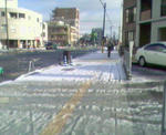 雪です