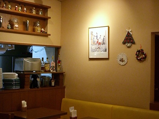 クリスマスの店内