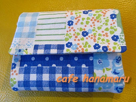手作り 三つ折り財布
