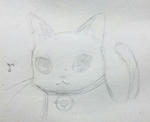 ねこのらくがき。