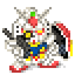 ドット絵_RX-78-2_拡大図_100822