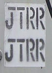 街で見かけるステッカー「JTRR」@札幌