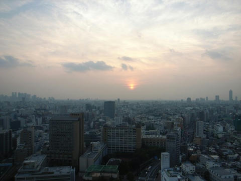 晩夏の夕景
