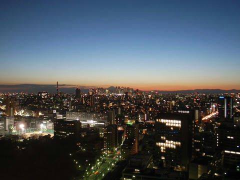 夕暮れ