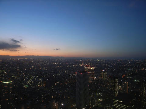 夕方と夜の間