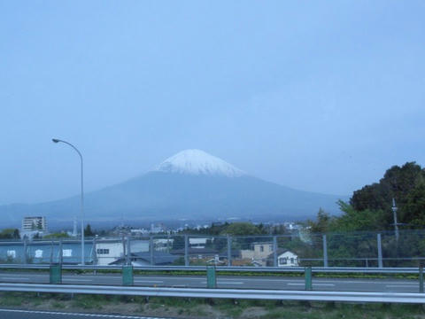 車窓からの富士山