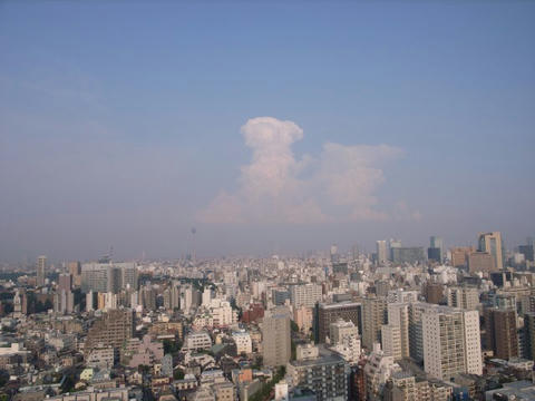 入道雲とスカイツリー