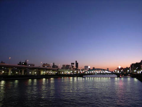 夕暮れ