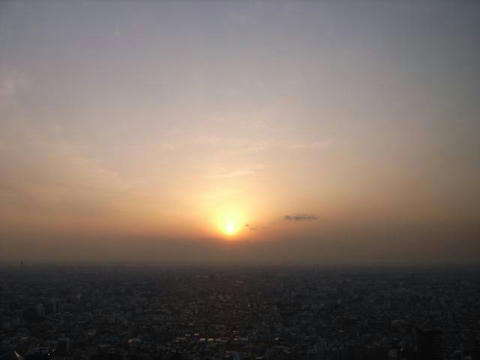 日の入り