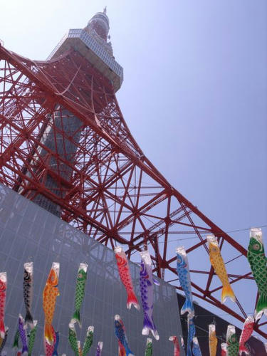 東京タワーのてっぺん目指して 風景についてのデジカメ的構図