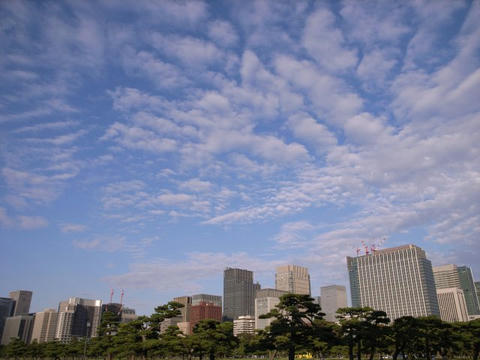 秋の雲は