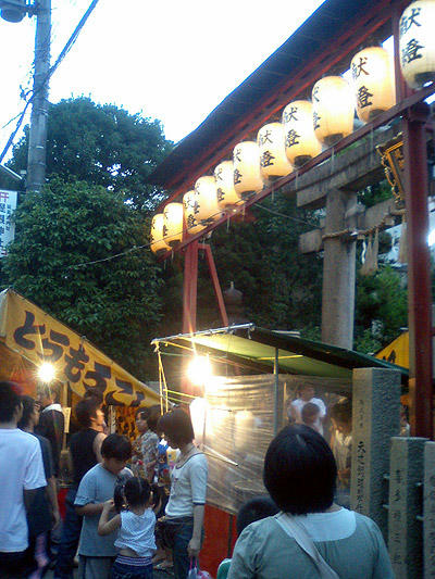 神社の出店