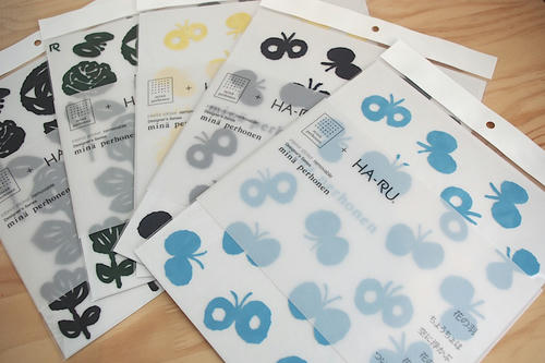 Mina Perhonen Ha Ru ウォールステッカーの新柄 花の羽 入荷 Garden 再入荷 Zakka Real Blog