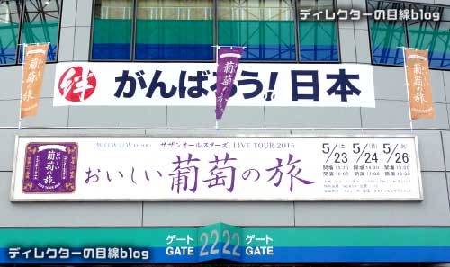 サザンオールスターズ LIVE TOUR 2015「おいしい葡萄の旅」 東京ドーム公演初日参戦 （2015/05/23） 感想