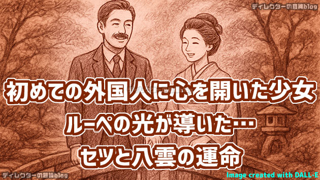 朝ドラ「ばけばけ」初めての外国人に心を開いた少女――ルーペの光が導いた妻・セツと小泉八雲（ラフカディオ・ハーン）の運命