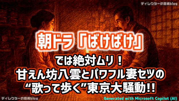 朝ドラ「ばけばけ」では絶対ムリ！ 甘えん坊八雲とパワフル妻セツの&ldquo;歌って歩く&rdquo;東京大騒動!!
