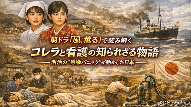 朝ドラ『風、薫る』で読み解くコレラと看護の知られざる物語──明治の&ldquo;感染パニック&rdquo;が動かした日本