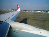 飛行機から