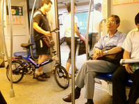 自転車と乗客