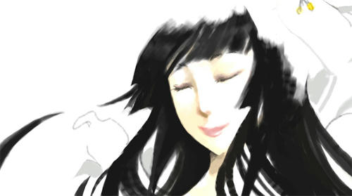 初描き。