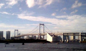 お台場から海。