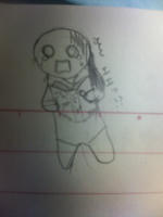 驚くあいり（笑