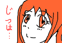 桜描かなくなったから、本当に久々のオレンジ