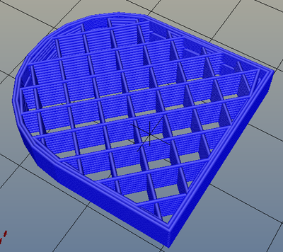3Dプリンター,Slic3r,設定,方法,Repetier,使い方,Print settings,Infill,Fill Pattern,rectilinear