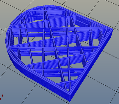 3Dプリンター,Slic3r,設定,方法,Repetier,使い方,Print settings,Infill,Fill Pattern,line