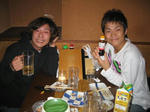 マッチポンプ・キム兄（左）と山ちゃん（右）