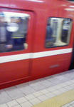 赤い電車！