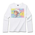 Cute Angel.1-ﾘﾌﾞｸﾙｰﾈｯｸ長袖Tｼｬﾂﾗｲﾄｶﾗｰ