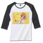 Cute Angel.9-3/4リブラグランTシャツ