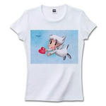 天使10-レディースTシャツ