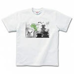 カッパ・キャラクターのプリントTシャツ（ホワイト）各種
