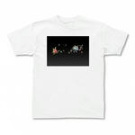 キャラクターイラストのプリントTシャツ(ホワイト)各種