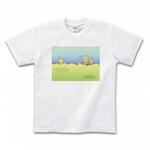 キャラクターイラストのプリントTシャツ(ホワイト)各種