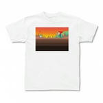 キャラクターイラストのプリントTシャツ（ホワイト）各種