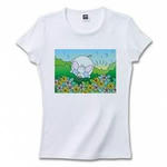 象・キャラクターのプリントTシャツ(ホワイト)各種