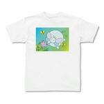 象・キャラクターのプリントTシャツ（ホワイト）各種