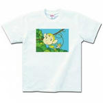 モンキー・キャラクターのプリントTシャツ(ホワイト)各種
