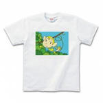モンキー・キャラクターのプリントTシャツ(ホワイト)各種