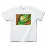 モンキー・キャラクターのプリントTシャツ（ホワイト）各種