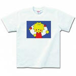 太陽キャラクターのプリントTシャツ(ホワイト)各種