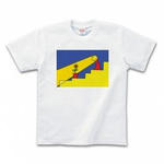 太陽キャラクターのプリントTシャツ(ホワイト)各種