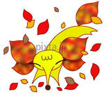 秋向け(紅葉)キャラクター