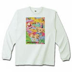 クリスマスイラストのジャージィー長袖Tシャツ