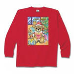 テディベアのクリスマス・ジャージィー長袖Tシャツ他