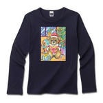 テディベアのクリスマス・リブクルーネック長袖Tシャツ他